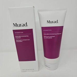 New Sealed In Box Murad AHA/BHA Exfoliating Cleanser Hydration 5oz Triple Action
